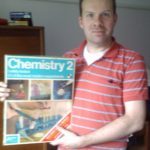 me with my old chemistry set