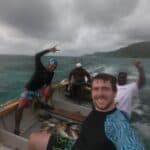 a fishing trip in Seychelles