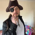 Me in a pirate costume