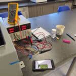 The boards have to be calibrated in a dark box using a multimeter