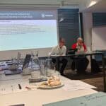 My colleague Harry is presenting on an EU project we're working on