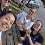 My team and I going out for an ice cream